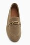 Alessa Genuine Leather Mink Buckle Loafer Women's Casual Moccasin Shoes - 2