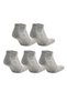 Fresh N-Twist Premium Bamboo and Cotton Casual Sports Socks Gray 5 Pairs - Kraft Box - 5