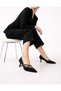 Elegant Buckle (5 cm) Thin Heel Women's Shoes – Pointed Toe Stylish and Comfortable Heeled Shoes - 6