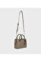 Monogram Patterned Satchel Bag - 2