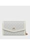 Monogram Patterned Flap Crossbody Bag