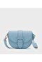 Textured Flap Crossbody Bag