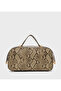 Snake Patterned Handheld Bag - 3