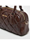 Quilted Pu Handheld Bag - 5