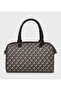 Monogram Patterned Satchel Bag - 5