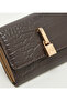 Croc Textured Flap Wallet - 4