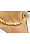 Mother of Pearl Natural Stone Necklace 8 mm - 2