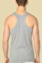 Men's Gray 12 Pack Ribbed Sports Undershirt ELF568T0118CCM12 - 2
