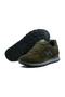 Unisex Comfortable Lifestyle Sneaker Sports Shoes Genuine Leather Khaki 19250 - 3