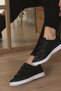 Unisex Black White Velcro Sneaker Orthopedic Daily Walking Sports Shoes - 2