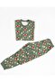 Green Fox Pajama Set - 3