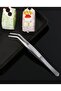 25 cm Oblique Tip Transparent Decoration Tweezers - 5
