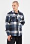 Mavi Regular Fit Double Pocket Winter Checked Plaid Lumberjack Jacket Shirt Tmnaw21Go1166 - 3