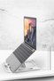 Ally Height Adjustable White Notebook Laptop-Tablet Stand and Phone Holder - 2