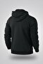 Black Sinister Printed Oversize Sweatshirt - 2