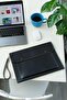 Women's Black Macbook Air Pro 13 13.3-14 Inch Notebook Laptop Case Briefcase Portfolio - 7