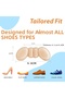 3 Pairs Sponge Black Color Heel Anti-Shock Heel Protector Shoe Protector Anti-Slip Insoles - 5
