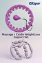 Hula Hoop and 9-Wheel Massager Super Slimming Set Waist Leg Hip Slimming - 2