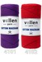 5 PCS, 1 KG, Premium Cotton Macramé Yarn, 2 mm Cotton Chain Macramé, placemat, bag yarn - 3