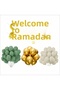 30 Balloons + Welcome Ramadan Banner Set