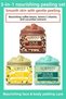 Face and Body Peeling 500 ml Set of 3 - Smoothing Nourishing Care - Coffee, Lemon, Cucumber