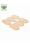6 Pieces Bamboo Presentation Tray Oil Dish Base Soap Dish Base Etc. Multi-Purpose Tray 23X12 cm