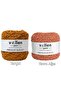 Premium Buklet Yarn 5 Pcs 100 g 150 m |   Soft, Lightweight, and Shiny Texture |   Luxury Hand Knitting Yarn - 8