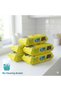 Oil and Dirt Dissolving Wet Towels (5 Pack of 90) - Lemon Scented - Oven, Stove and Range Hood Cleaner