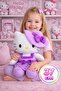 Plush Hello Kitty Dress with Hat 36 cm - 1 Pcs
