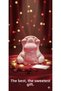Money Saving Lockable Metal Piggy Bank for Kids Cute Animal Cow Figured Coin Bank Gift Pink - 6
