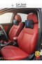 Volkswagen Caddy 2011 & Post - Makeup Auto Seat Blue Stripe Neck Cushion 2 Pcs - 2