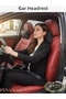 Peugeot 208 2012 2019 Auto Seat Solid Color Neck Pillow 2 Pieces - 3