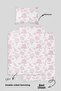 100% Cotton Poplin Mother's Side Crib Bedding Set 60X100 cm - Pink Balloon Safari - 4