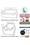 Uy Style Velvet armchair, sofa, sofa bed cover, armchair cover 3+3+1+1 set - 2