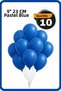 Pastel Balloons 9 Inch 23 cm Helium Compatible 10 Pieces Birthday Celebration Party Decoration Material