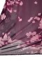 Burgundy Floral Pattern A-Line Mini Knitted Plus Size Dress Tbbss26Ah00082 - 7