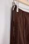 Brown Slit Detailed Denim Shorts Skirt Twoss26Sr00004 - 8