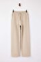 Koyu Bej Çizgili Örme Pantolon TWOSS24PL00072 - 5