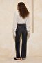 Siyah Yüksek Bel Az Esnek Wide Leg Geniş Paça Jeans TWOSS26JE00063 - 4