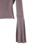Stone Fitted/Fitted to the Body V-Neck Long Sleeve Tie Detail Buzzy Knitted Blouse Twoss26Bz00184 - 7