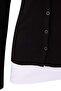 Black Stretch Fabric Combed Cotton Single Jersey Knitted Plus Size Blouse Tbbaw26Af00089 - 7