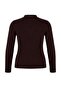 Wardrobe Essentials Kahverengi Premium İplik Polo Yaka Triko Hırka TBBAW26AV00063 - 8