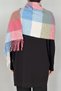 Tasseled Boucle Scarf Shawl 42X205 cm 1292 Pink - 7
