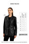 Louisa Beige Blazer Women's Genuine Leather Jacket - 7