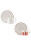 Lcw Home Gold Printed Christmas Themed Porcelain Coffee Cup Set 90 ml - 4