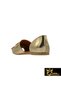Women's Gold Genuine Patent Leather Shoes 505320255-1 - 6