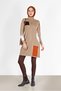 PATTERNED FISHER COLLAR KNITWEAR TUNIC 42035