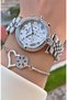 Women's Wristwatch Silver Color Steel Cord Bracelet Gift 2 Years Warranty 0852Dkl00242 - 5