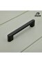 Asel black 192 mm handle luxury country kitchen furniture cabinet drawer handle - 5