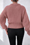BALLOON SLEEVE WOMEN'S SWEATER - 4